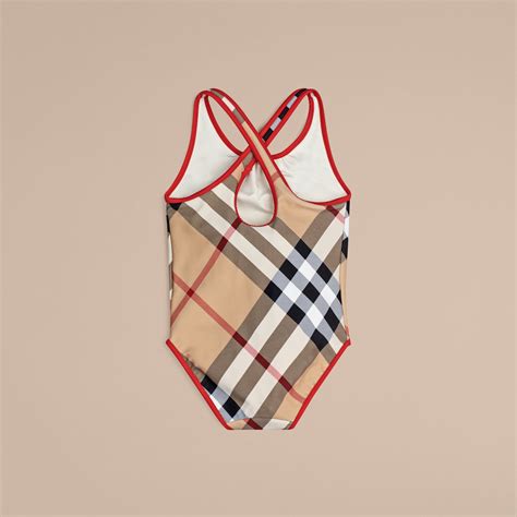 burberry bathing suit one piece|Burberry paige check One Piece.